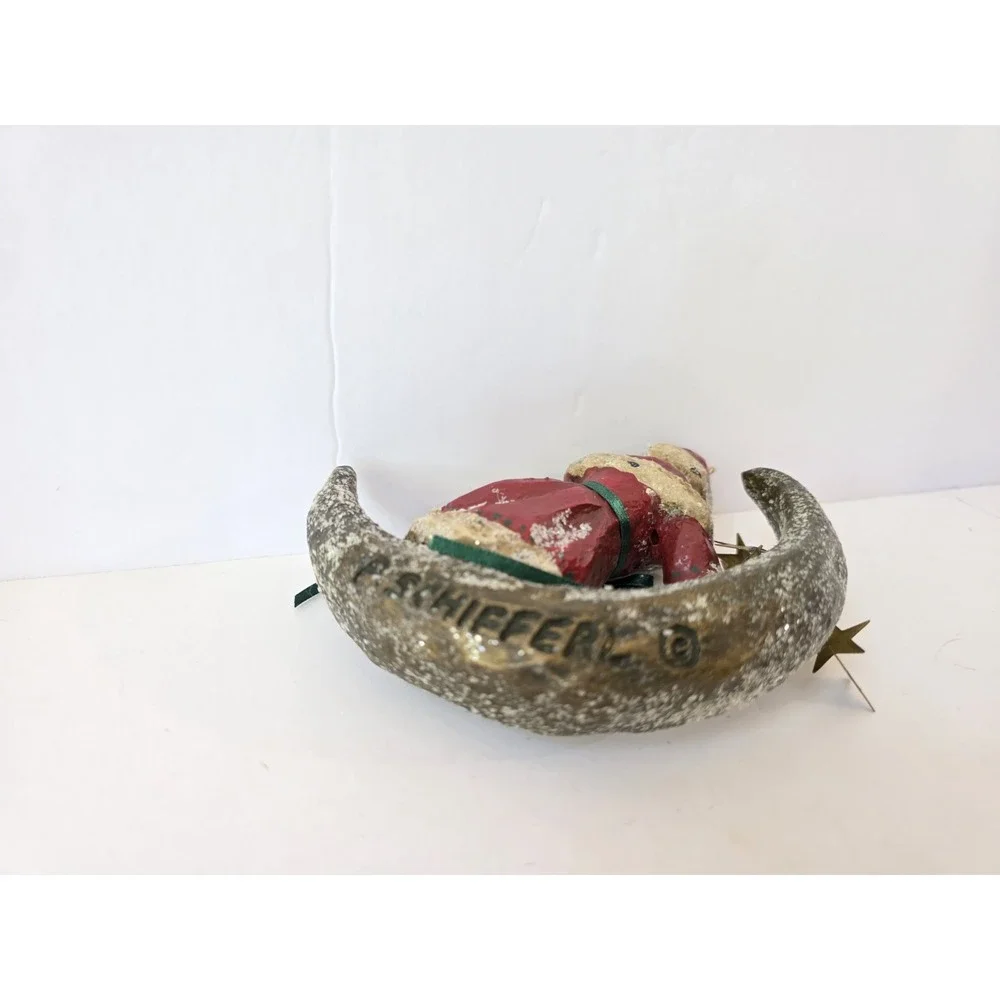 Midwest Cannon Falls Pam Schufferl Christmas Ornament Santa Moon Stars